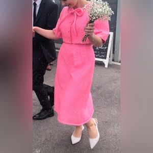 60s vintage dress with jacket Edward abbot